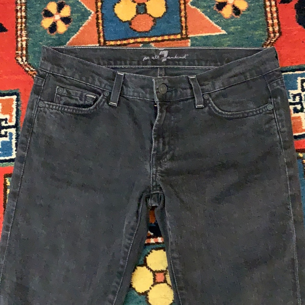 7 for all man kind black jeans
